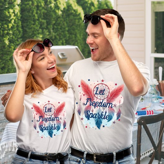 Freedom Sparkle Dreamcatcher gelassen T-Shirt
