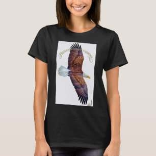 Freedom Spirit Harmony Eagle Bio-Baumwolle Frau T-Shirt