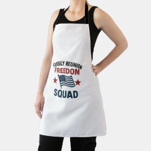 Freedom Squad Familien-Wiedersehens-Shirt – USA Pa Schürze