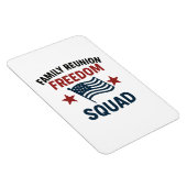 Freedom Squad Family Reunion Shirt – USA Patriotic Magnet (Rechte Seite)