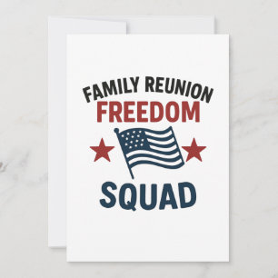 Freedom Squad Family Wiedersehen Shirt - USA Patri Ankündigung