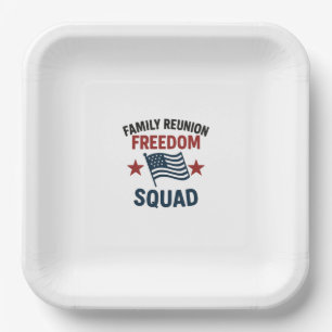 Freedom Squad Family Wiedersehen Shirt - USA Patri Pappteller