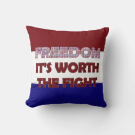 Freedom Square Throw Kissen