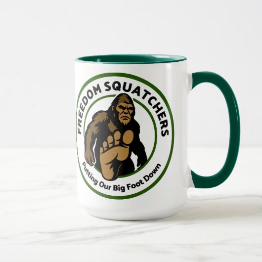 Freedom Squatchers Double Sided Coffee Mug Tasse (Rechts)