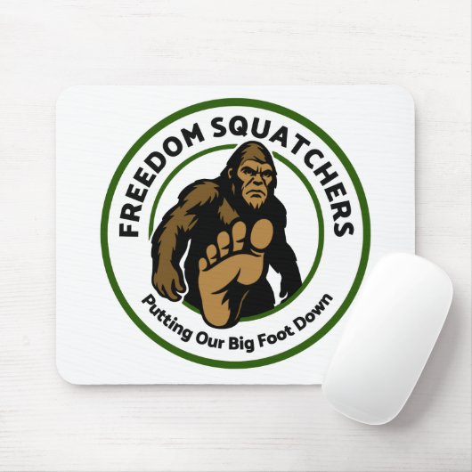 Freedom Squatchers Mouse Pad Mousepad (Mit Mouse)
