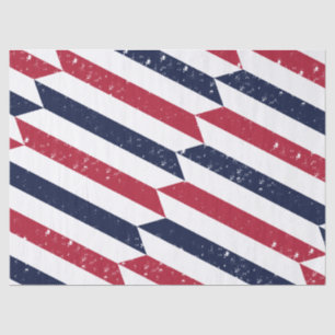 Freedom Steps - Red White & Blue Patriotic Seidenpapier