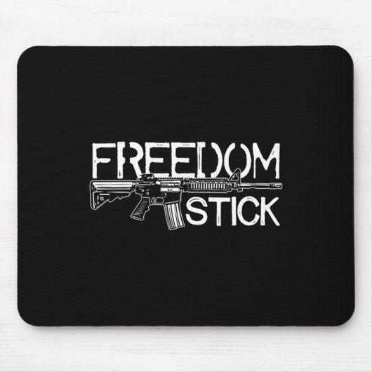 Freedom Stick Ar-15 Eigentümer Gun Rights Patrioti Mousepad (Vorne)