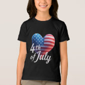 Freedom Threads: Bold American Pride Prints Tri-Blend Shirt (Vorderseite)