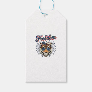 Freedom Tiger Patriotisches Vintage Gravur Shirt_1 Geschenkanhänger
