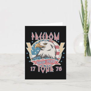 Freedom Tour Geboren kostenlos 4. Juli 1776 Adler Karte
