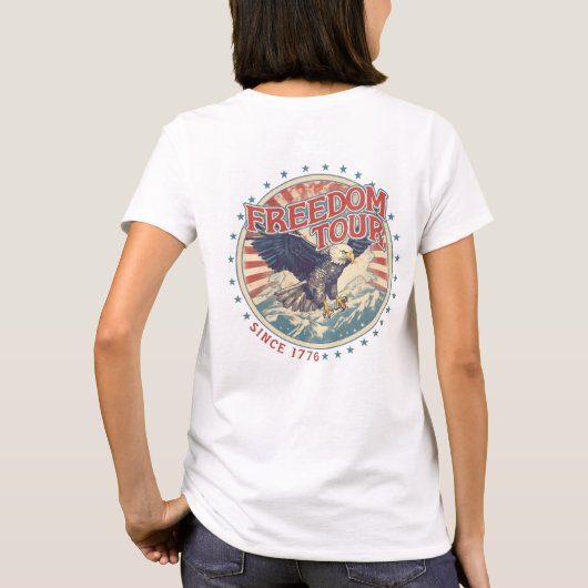 Freedom Tour Patriotic T-Shirt (Rückseite)