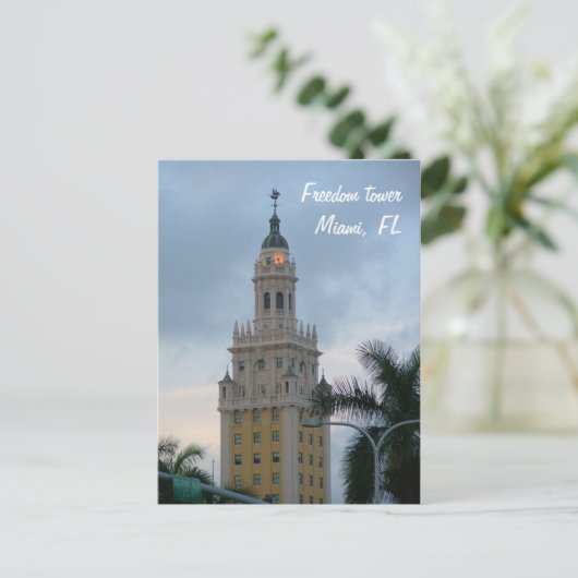 Freedom Tower Postkarte (Stehend Vorderseite)