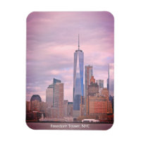 Freedom Tower von Staten Island Ferry NYC Postcar
