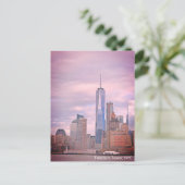 Freedom Tower von Staten Island Ferry NYC Postkarte (Stehend Vorderseite)