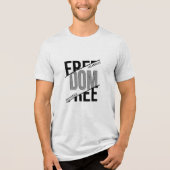 Freedom Typografy T - Shirt - Urban Style (Vorderseite)