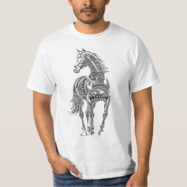 Freedom Untamed Legend Pferd-Typografie-T-Shirt T-Shirt