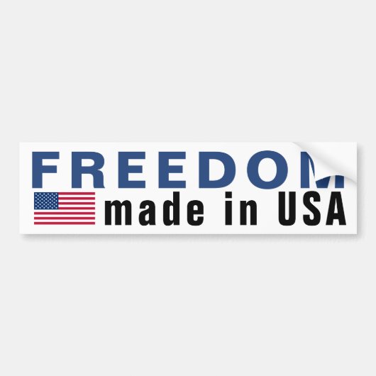 Freedom USA Autoaufkleber (Vorne)