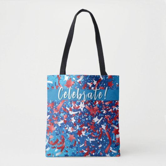 Freedom Vibes Celebration Tote Bag Tasche (Vorderseite)