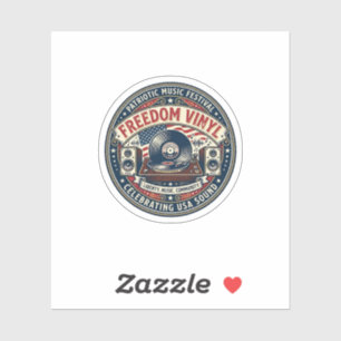 Freedom Vinyl Patriotisch Patriotischer Vinyl-Scha Aufkleber