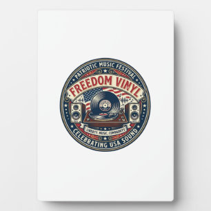 Freedom Vinyl Patriotisch Patriotischer Vinyl-Scha Fotoplatte