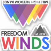 Freedom Winds und MHFB Stickers Aufkleber (Vorderseite)