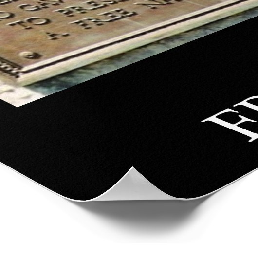 FREEDOM WON POSTER (Ecke)