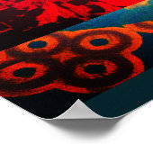 Freedom Yellow smiley face Poster (Ecke)