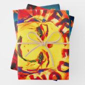 Freedom Yellow Smiley Geschenkpapier Set (Beispiel)