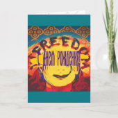 Freedom Yellow Smiley Karte (Vorderseite)