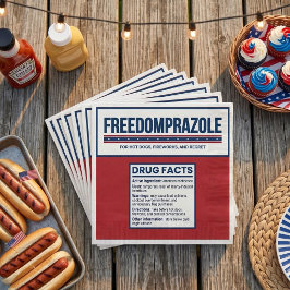 Freedomprazole Lustige 4. Juli Patriotische Servie Serviette