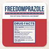 Freedomprazole Lustige 4. Juli Untersetzer (Vorderseite)