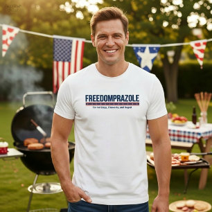 Freedomprazole Lustiges 4. Juli Patriotisches T-Sh Tri-Blend Shirt
