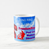 FreedomRingsQ Kaffeetasse (VorderseiteRechts)