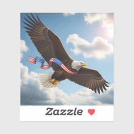 Freedom's Ascent - Square Vinyl  Aufkleber