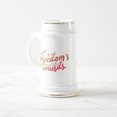 Freedom's Call Sounds Bierglas (Vorderseite Links)