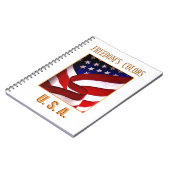 Freedom's Colors USA Notizblock (Linke Seite)