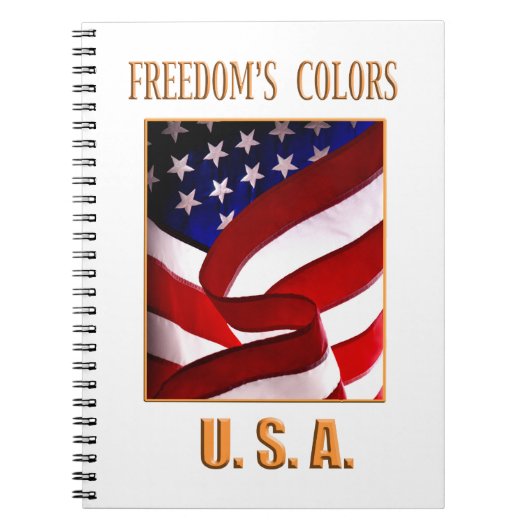 Freedom's Colors USA Notizblock (Vorderseite)