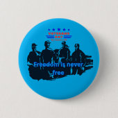 Freedom's Defenders Azure Button (Vorderseite)
