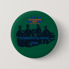 Freedom's Defenders hunter green Button