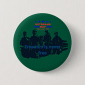 Freedom's Defenders huntergrün Button (Vorderseite)