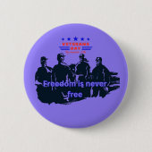 Freedom's Defenders light purple Button (Vorderseite)