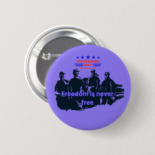 Freedom's Defenders light purple Button (Vorne & Hinten)