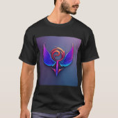 "Freedom's Flight: Majestic Crystal Eagle Icon" T-Shirt (Vorderseite)