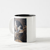 Freedom's Flight - Taube vor Schlangen Tasse (Vorderseite Links)