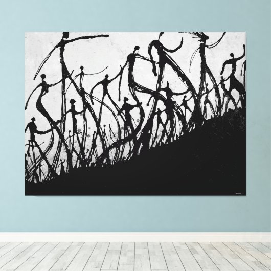 FreedomWalkers Wrapped Canvas Leinwanddruck (Insitu (Holzboden))