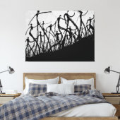 FreedomWalkers Wrapped Canvas Leinwanddruck (Insitu (Schlafzimmer))