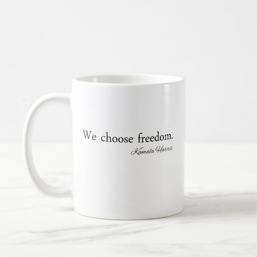 Freedoom Kamala Harris Kaffeetasse (Links)