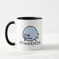 FreeDos Fische - Blau mit Namen