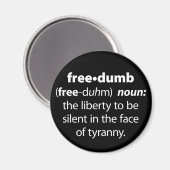 Freedumb Magnet (Vorderseite/Rückseite)