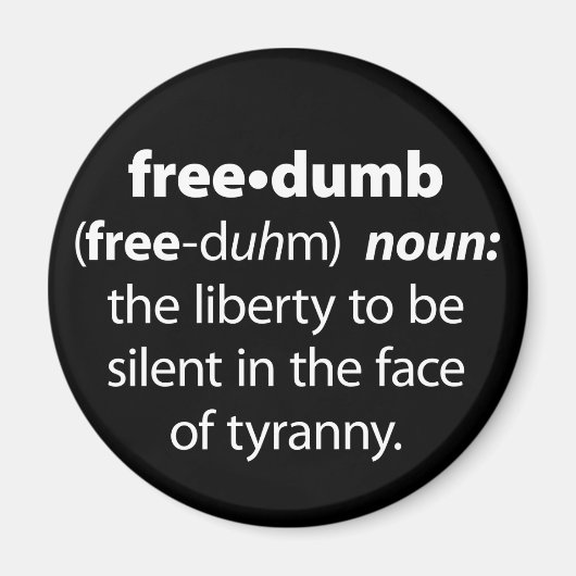 Freedumb Magnet (Vorne)